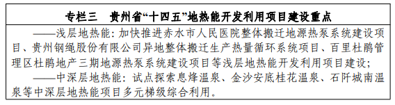 地大熱能：貴州新能源發(fā)展“十四五”規(guī)劃地?zé)嵬顿Y超100億！